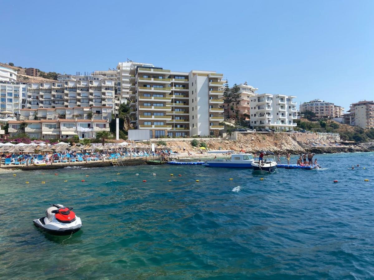 Apartment With Huge Sea View Balcony Saranda Kültér fotó