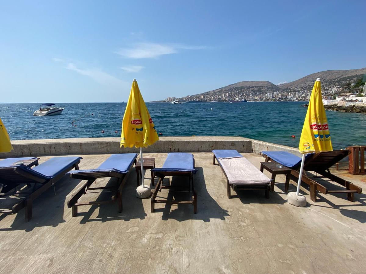 Apartment With Huge Sea View Balcony Saranda Kültér fotó